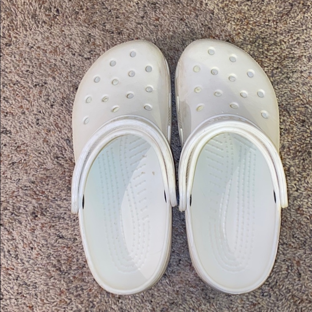 White Crocs